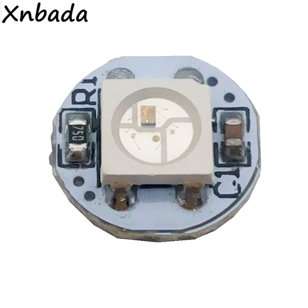 10-1000PCS WS2812B WS2812 4Pin RGB Led Chip 5050SMD WS2811 IC Black/White PCB With Heatsink DC5V