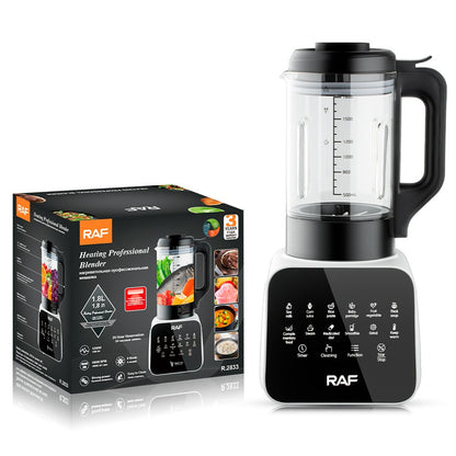 Liquidificador Multifuncional RAF Padrão UE 1.8L Espremedor Automático de Frutas e Vegetais com Copo de Vidro Eletrodoméstico de Cozinha