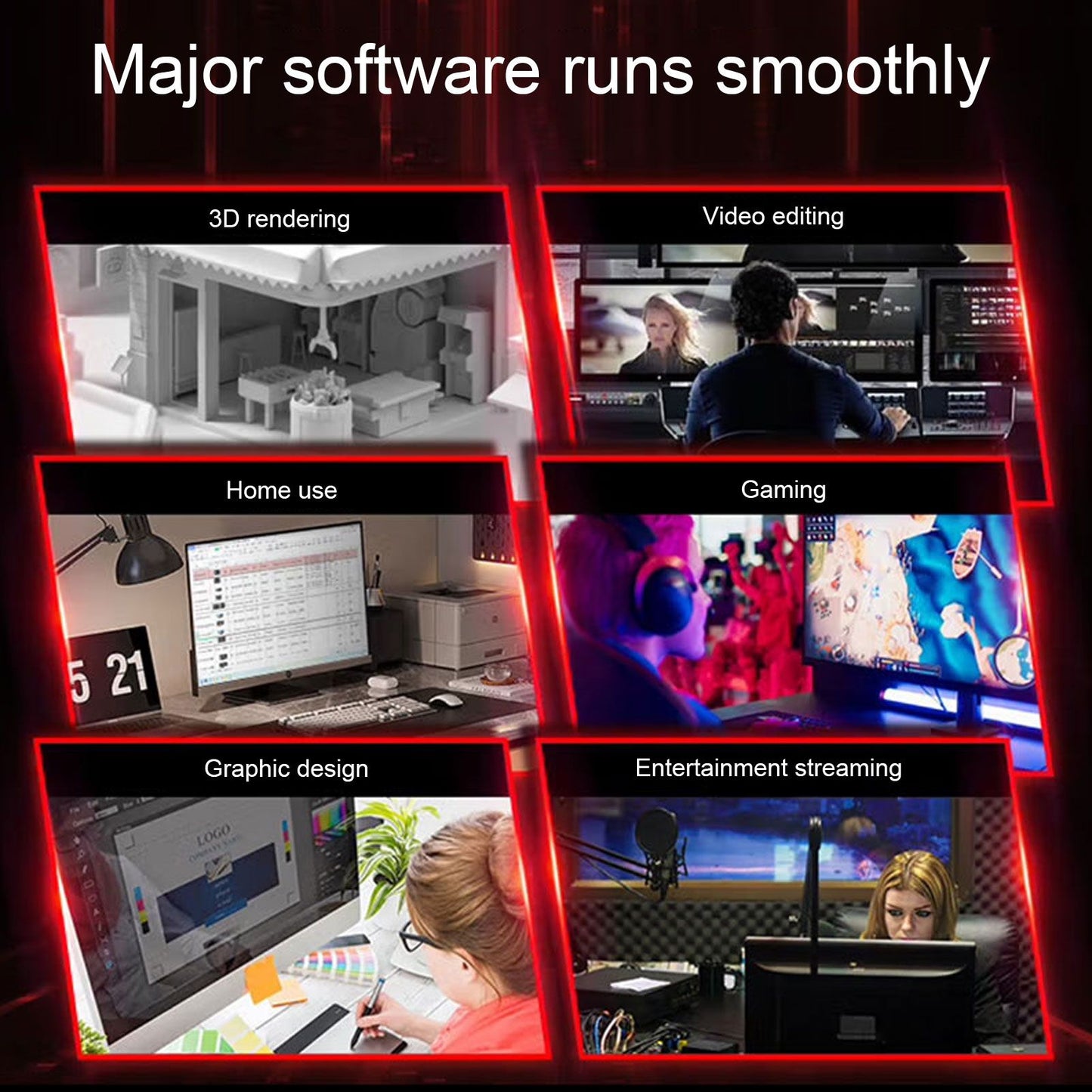 PC Graphics Card 8G DDR5 128 Bit 1183MHz Thin PC Video Card with DVI HD Multimedia Interface Support for Windows 7 8 10