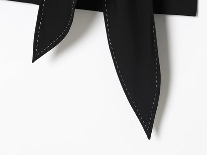 Elegant 2025 Autumn Women Big Bow Mini Dresses Fashion Chic Sleeveless Slim Causal Dress Street Back Zipper Party Sweet Dress