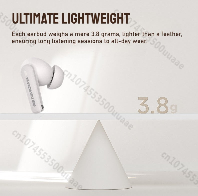 Monster AuraFit XT02 ANC Bluetooth Earphone -32dB Active Noise Canceling Earbuds Hi-fi Stereo Wireless Bluetooth 5.4 Headphone