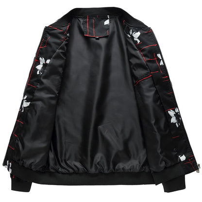 Spring, Autumn and Seasonal Boys' Floral Jacket, Large Size Urban Casual Coat Multi-color Available