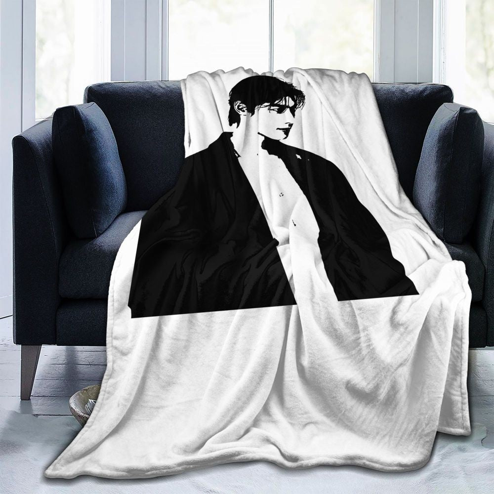 Cha EunWoo Kpop Astro Blankets Soft Warm Flannel Throw Blanket Cover for Bed Living room Picnic Travel Home Sofa