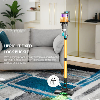 Aspirador de Pó Sem Fio COTIAR V22 650W 55000PA Eletrodoméstico Aspirador Portátil Acessórios de Limpeza Bateria Removível