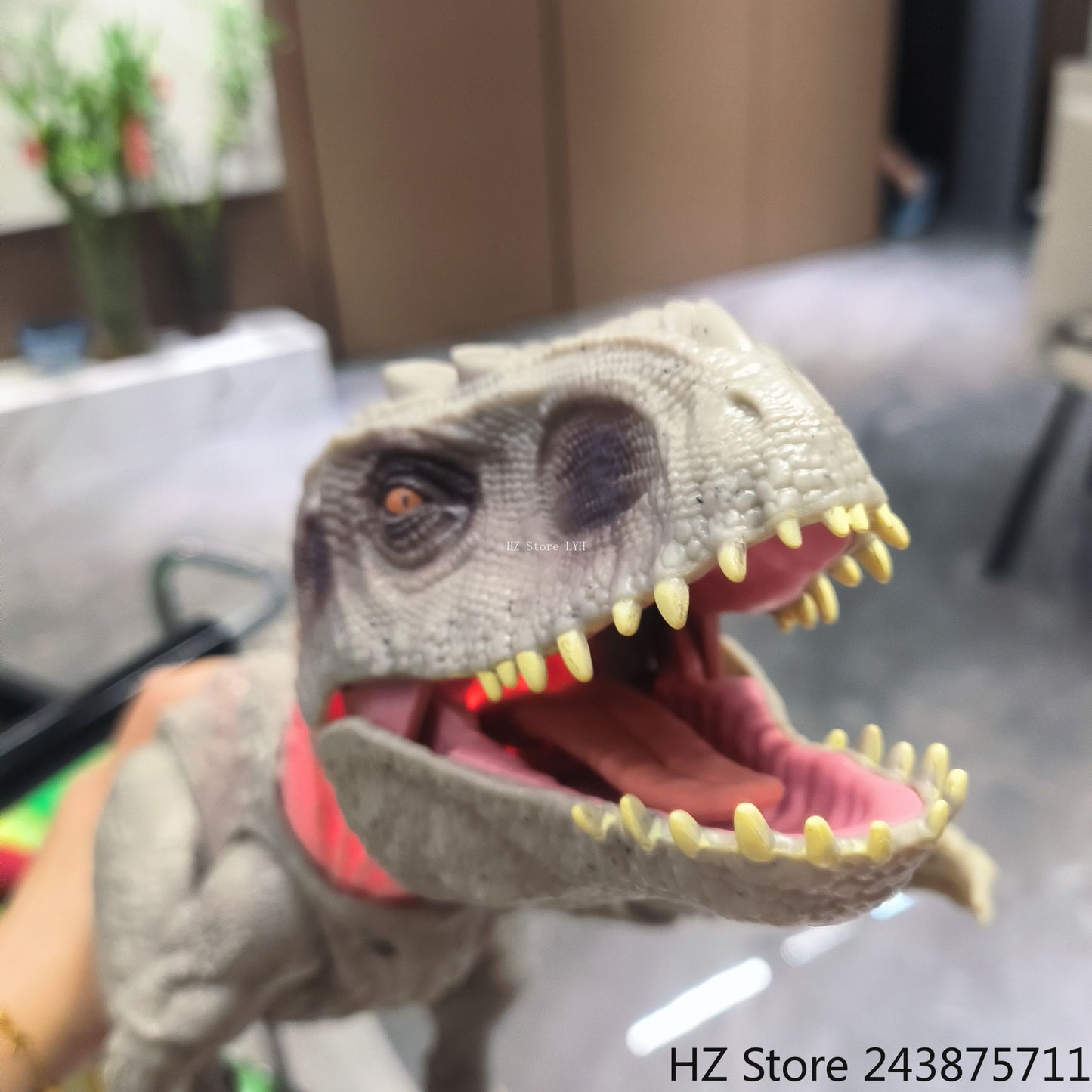 Jurassic-Park Indominus T Rex Bonecos de Ação Dinossauros para Crianças Brinquedos com Som e Movimento Dinossauro de Brinquedo para Presente de Aniversário Infantil