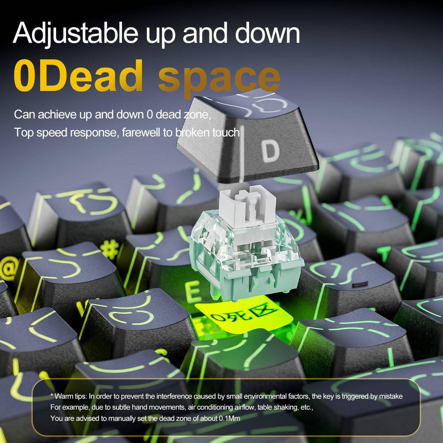 Teclado com Switch Magnético ATTACK SHARK X68HE Com Fio e FREEWOLF F68 Com Fio F68Pro Sem Fio para Jogos Profissionais 8K Hz 0,01mm Gatilho Rápido