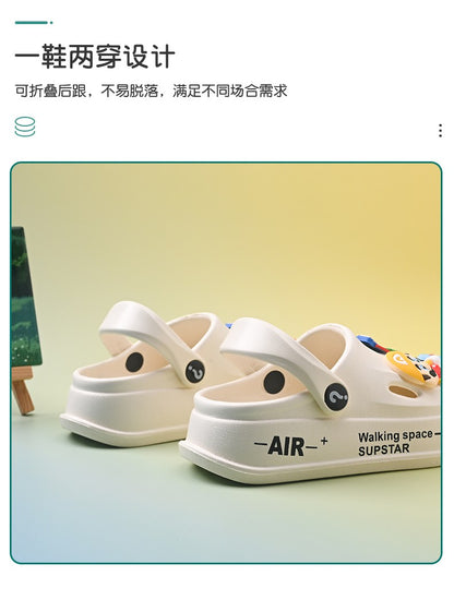 Kids Summer Sandals EVA Design Children Slippers Soft Non Slip Platform Slides Outdoor Garden Shoes High Quality Fashion Shoes