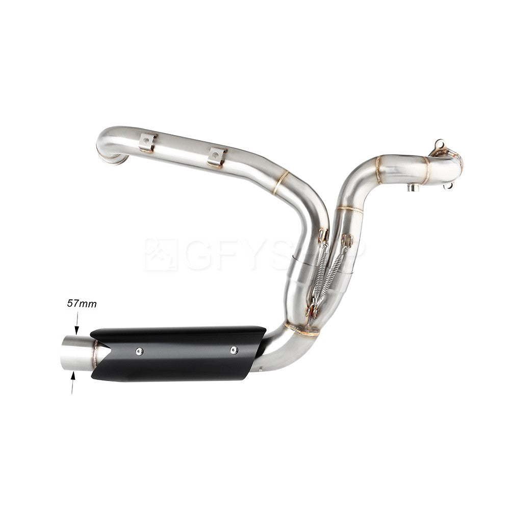 For Harley Pan America 2020-2024 Pan America 1250 / S For Original Muffler Escape Motorcycle Exhaust Header Link Pipe Slip-on