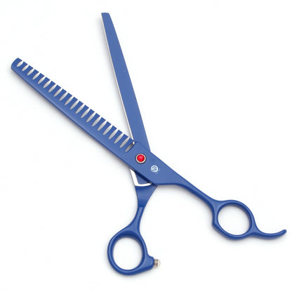 Dog Grooming Scissors Professional Stainless 7.5" Pet Hairdressing Scissors Dog Curved Scissors Thinning Shears Color Comb Z3088