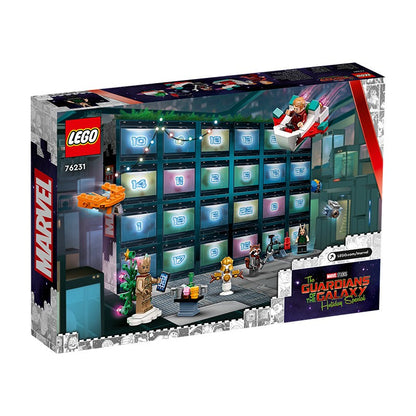 LEGO Super Heroes 76231 Calendário do Advento de Natal Guardiões da Galáxia Blocos de Montar Quebra-Cabeça para Meninos e Meninas