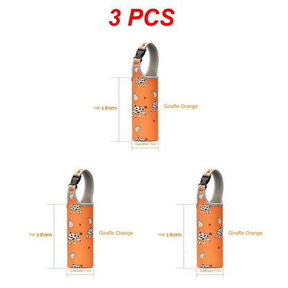 Baby Bottle Cover Portable Water Bottle Case Sleeve Sports Insulation Water Bottle Covers Pouch With Strap Holder Bottle Bag