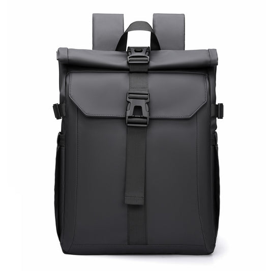 Men's Backpack Roll Top Bag Waterproof Laptop Compartment for Work Travel School Bag Hiking Bookbag Mens Gifts