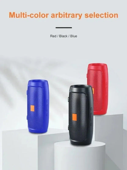 XIKCU Portable Dual Bluetooth Speaker Stereo Outdoor Tfusb Playback Fm Voice Broadcasting Portable Subwoofer 50 Wireless Speaker