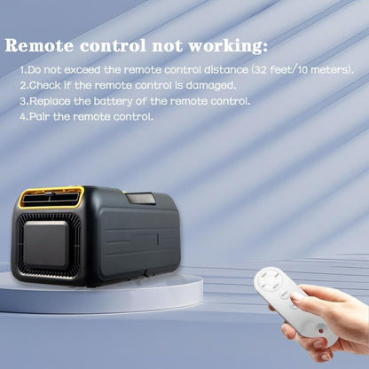 Ar condicionado portátil de 4500 BTUs, unidade de refrigeração 5 em 1 com kit de instalação para barraca de acampamento, caminhão, trailer, van e uso doméstico, baixo consumo de energia.