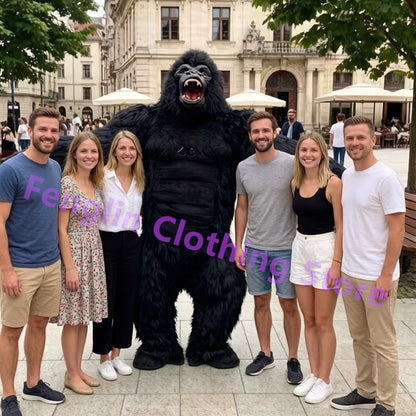 Cartoon Doll Costume 2.6-meter Inflatable Gorilla Mascot Costume Cartoon Doll King Kong Plush Party Advertisement and Role Playi