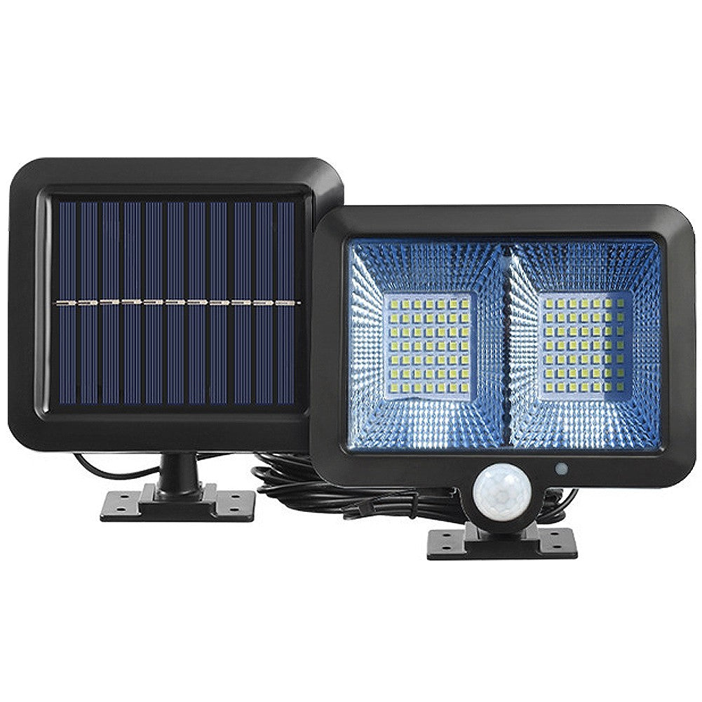 160LED Solar Powered Wall Light Waterproof Outdoor Motion Sensor Lighting Park Courtyard Fence Street Garden Decoration Lamp