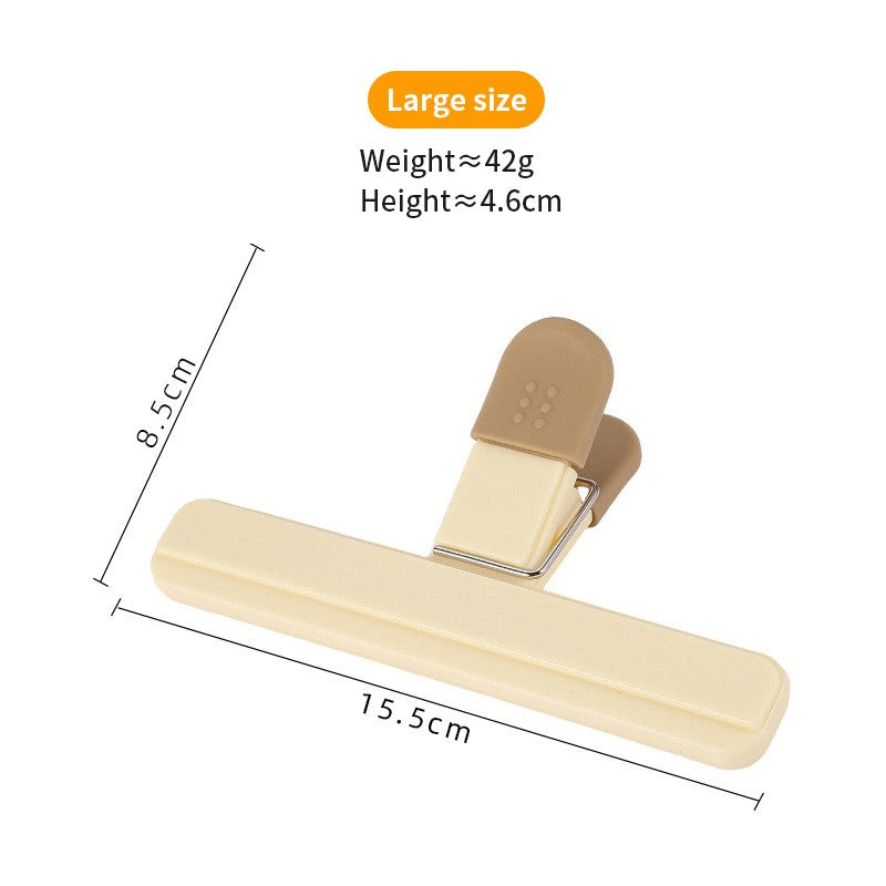 2pcs Portable Sealing Clips for Food Bags Plastic Kitchen Tool Keep Coffee/Bread/Chips/Snacks Fresh