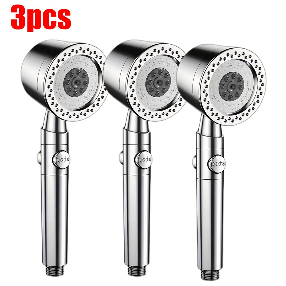 5 Modos de Pulverização Chuveiro Econômico de Água ABS Chuveiros de Mão Spa Grande Fluxo Portátil Banheiro Filtro Bico de Torneira de Chuveiro Conjunto
