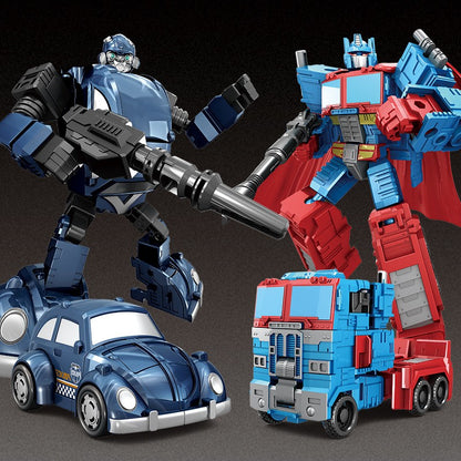 WEIJIANG NOVO 20CM Transformação Anime Boneco de Ação Brinquedos de Filme Plástico ABS Robô Carro Avião Tanque Legal Modelo Presente para Meninos