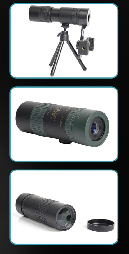 Telescópio Zoom 10-300x40 HD 4K Portátil Binóculo Potente Longo Alcance Monocular Profissional BAK4-Prismas Para Caça Acampamento