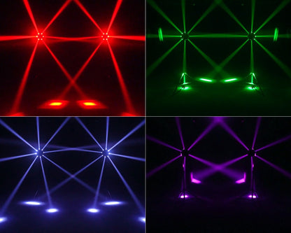 150W Moving Head Light 360°Rotation Disco Ball Beam Stage Light DMX512 4in1 RGBW DJ led lights For Party Christmas Event