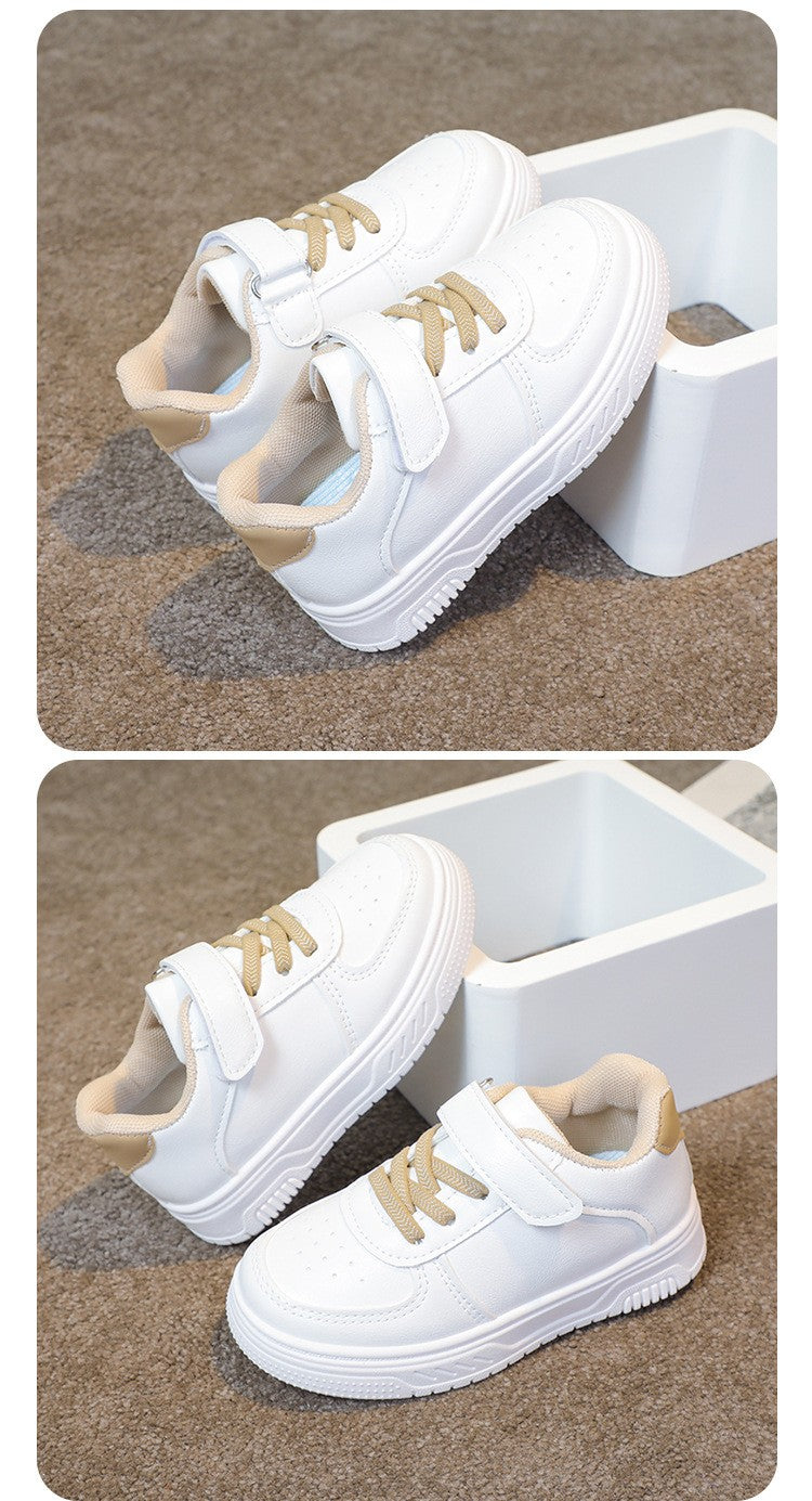2025 Girl shoe spring Autumn Boy White Shoe Casual Running kid Shoe Anti Slip Soft Sole Sneaker kid tenis Hot selling item