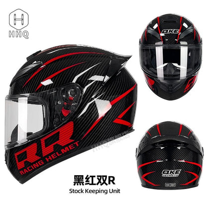 Novo capacete de moto Bluetooth para homens e mulheres, cobertura total, antiembaçante, capacete de moto integral