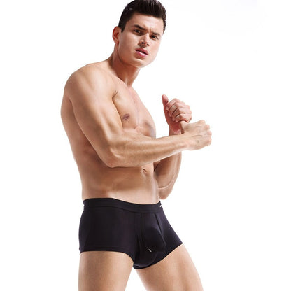 Elemental Spermatic spear and bullet separation underwear, men's scrotal support vein bottom pants, ice silk bag, bent men's bri