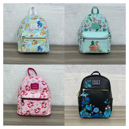 Loungefly Pixar Toy Story Mochila Mini Mochila Infantil Estampada Desenho Animado Moda Fofa Bolsa de Viagem para Meninas Presente de Aniversário Infantil