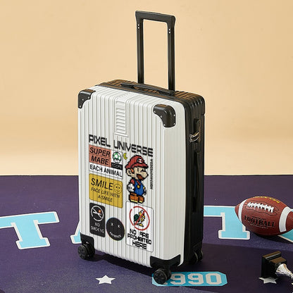 2025 New Large-capacity Suitcase 20/22/24/26/28-inch Cart Box Travel Boarding Case Portable Trolley Suitcase Roller Suitcase