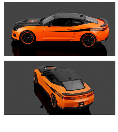 Novo Em Estoque Maisto 1:24 Toyota Tacoma Harley Davidson Chevrolet Camaro Zl1 Liga Fundida Modelo de Carro Miniatura Simulação Brinquedo