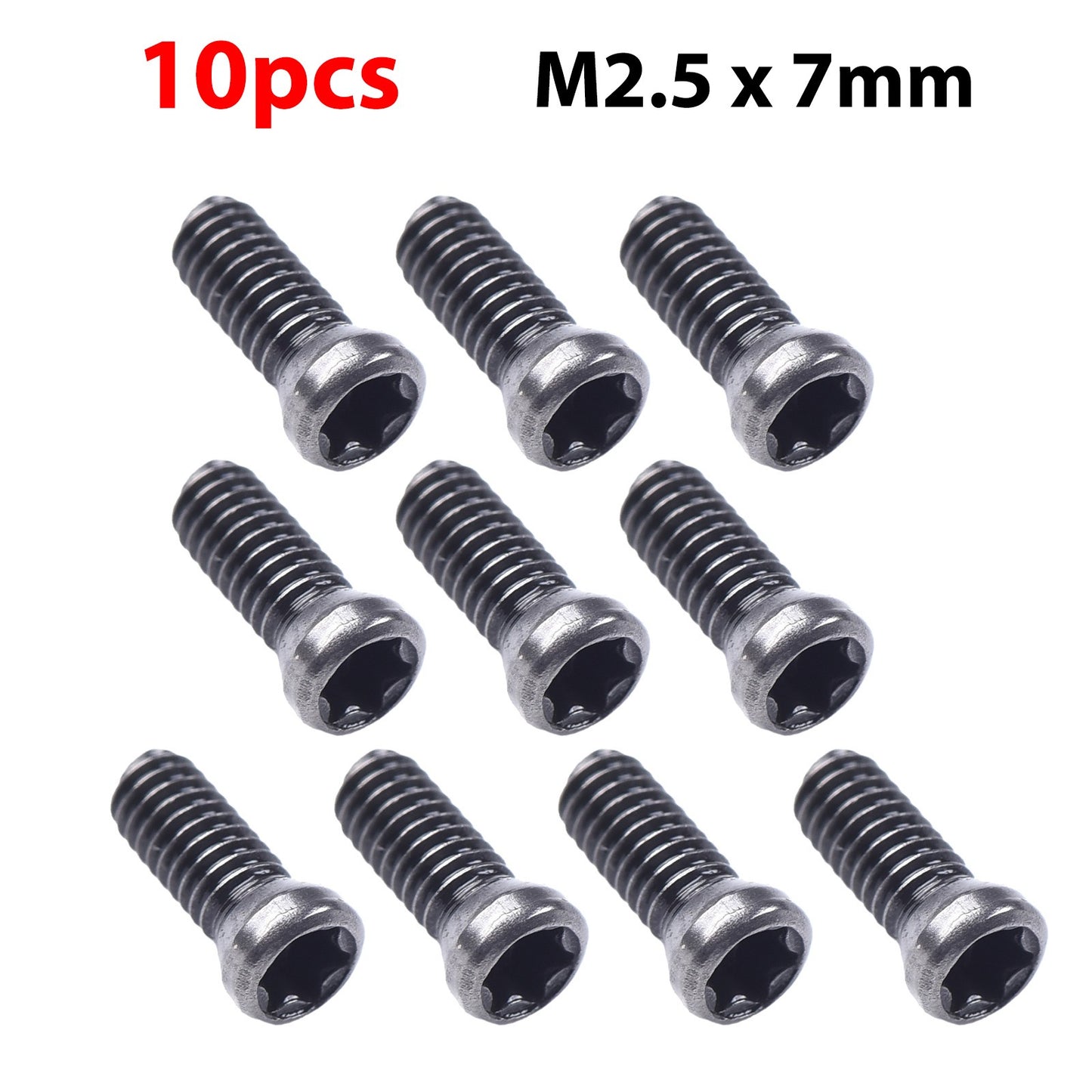 10 Peças Parafusos Torx M2.5 M3.5 Para Substituir Pastilhas de Metal Duro Ferramentas de Torno CNC Oficina Ferramentas Manuais Suprimentos