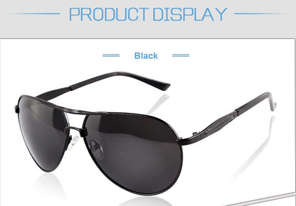 Classic Polarized Pilot Sunglasses For Male Driving Black Sun Glasses Men's Vintage Eyewear Gafas De Sol 8955