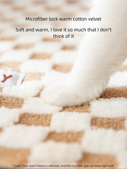 Cama de Gato de Pelúcia Quente de Inverno com Aparência de Rena Esconderijo Túnel para Gatos Brincar e Dormir Casa Integrada para Gatos Ninho para Animais de Estimação