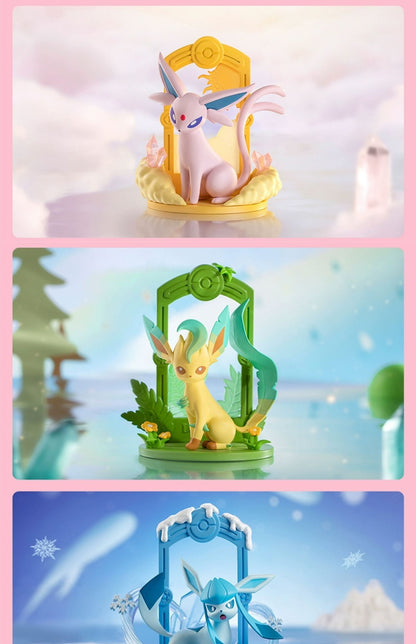 9 Figuras de Pokémon Eeveelution Espeon Sylveon Glaceon Leafeon Vaporeon Umbreon Flareon Anime Figure Pocket Monster Brinquedo
