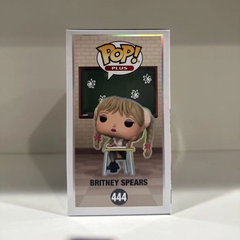 Funko Pop Singer Britney Genuine Action Doll Model Britney Spears 444 Vinyl Sculpture Dolls Limited Edition Fan Collection Toys