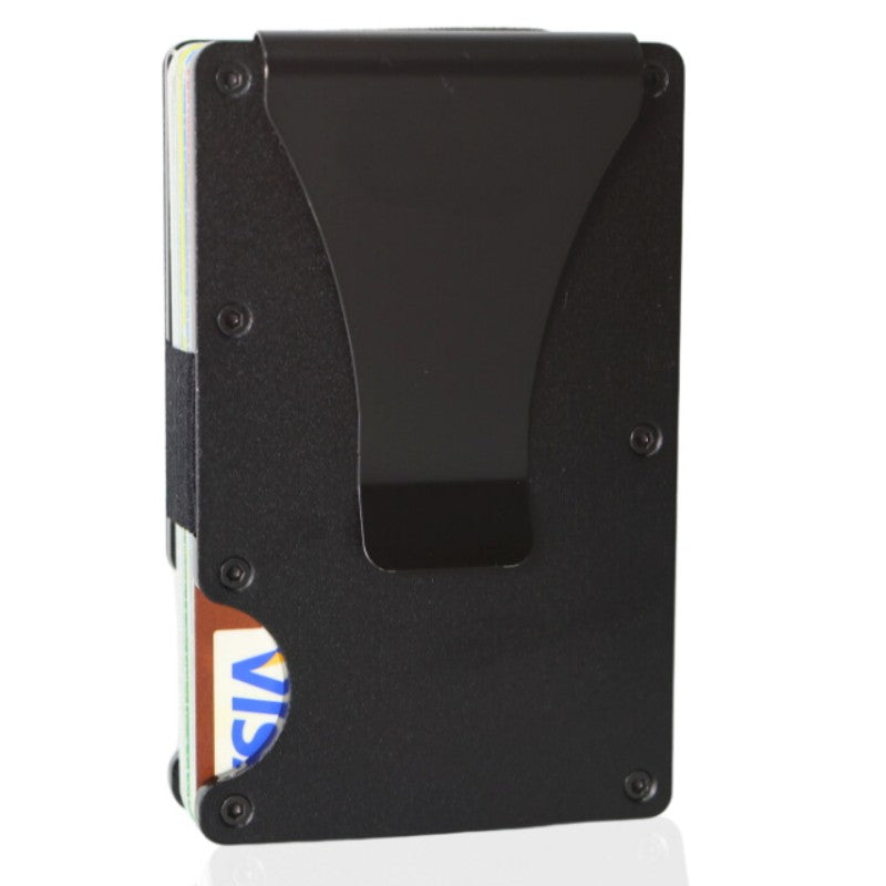 Minimalist Slim RFID Blocking Wallet For Men - Light Weight, Durable & Compact- Aluminum Wallet With Money Clip (Black?