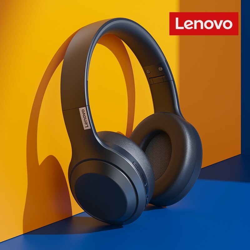 Fone de ouvido Lenovo Thinkplus TH10 TWS Estéreo com baixa latência e longa duração para jogos, fones de ouvido Bluetooth para música com microfone