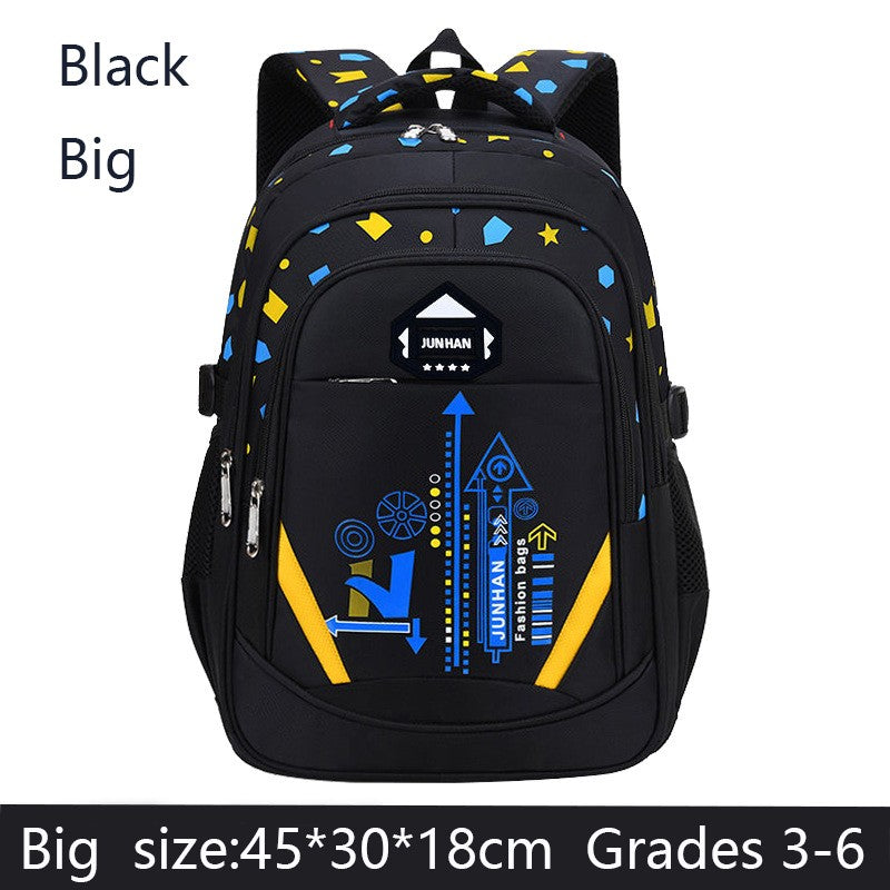 Bolsa de Ombro Infantil Padrão Geométrico Mochila Infantil para Escola Primária Mochila para Adolescentes Meninos Meninas Bolsa Escolar Impermeável Mochila