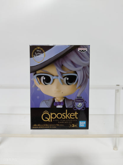 Genuine Bandai Q posket Series Disney Twisted Leona Jack Ruggie Wonderland Azul Ashengrotto Colecionáveis Brinquedos de Modelo Presente
