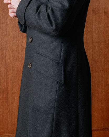 Woolen Blend Coat Men Over Jacket Overcoat Fashion Double Breasted Long Plus Size Warm Formal Business Tailored Costume Wear