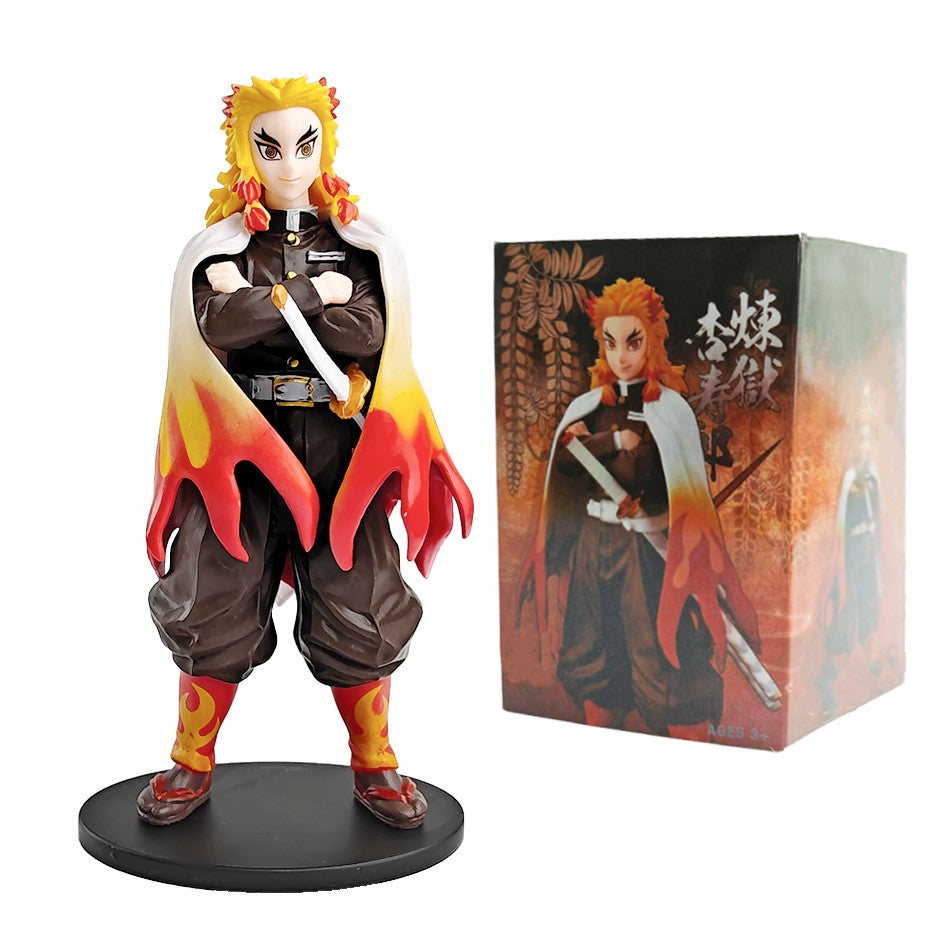 Anime Demon Slayer Kimetsu no Yaiba Figure Kamado Tanjirou Action Figure Agatsuma Zenitsu Nezuko Warrior PVC Model Toys