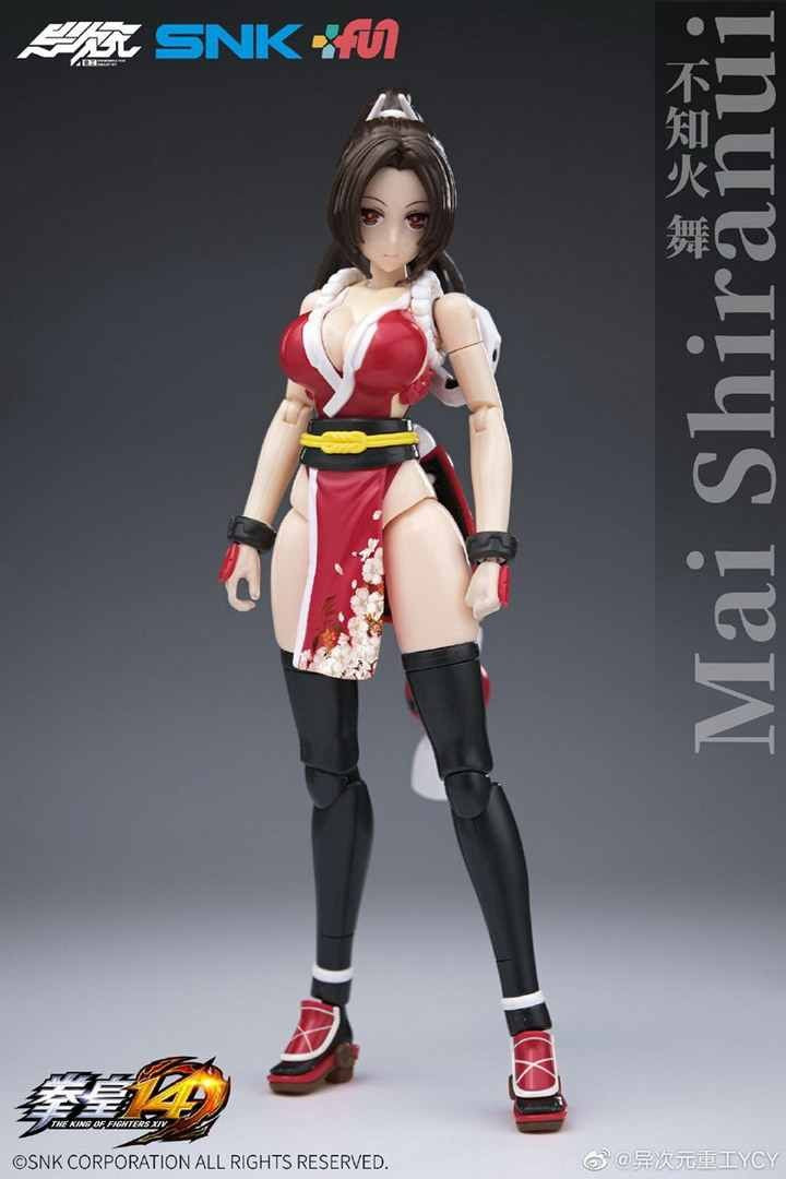 Original YCY-MAI SHIRANUI SNK 1/12 Mobile Suit Cavali Atena Asamiya Girls Association Collection Gifts Anime Series in Stock