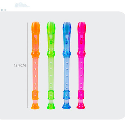 20-50 Pcs Mini Transparent Six Hole Recorder Kids Party Birthday Carnival Gifts, Kindergarten Rewards, Pinata Goody Bag Fillers