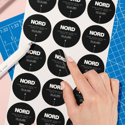 500PCS Custom Stickers Customized Logo Labels Wedding Birthday Baptism Packaging Print Your Own Sticker Personalized Stickers