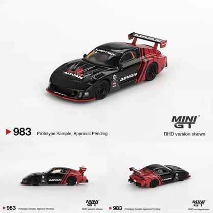 MINIGT Em estoque 1:64 Porsche Lamborghini Bugatti Pagani BMW McLaren Nissan Diecast Dior Car Modelo Coleção Miniatura Para