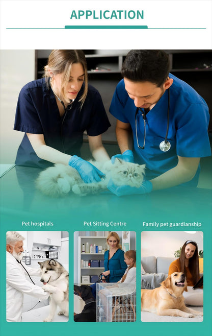 Monitor de Pressão Arterial Animal Eletrônico Portátil Medidor BP para Gatos Cães Uso Veterinário