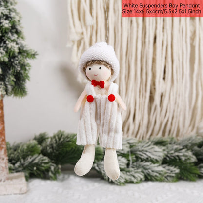 New Year 2024 Christmas Angel Dolls Xmas Tree Pendant Ornaments Navidad 2022 Christmas Decoration for Home Natal Gifts Noel Deco
