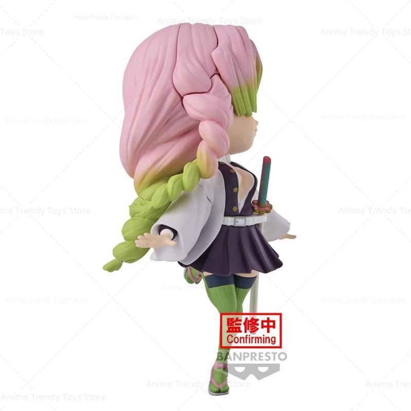 Em estoque Original Banpresto Demon Slayer Q posket Kanroji Mitsuri Action Anime figura modelo brinquedos Presente Genuíno WY