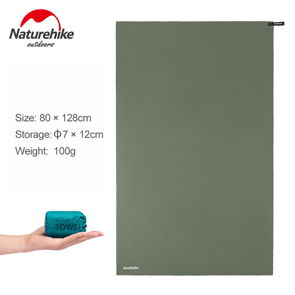 Naturehike Quick Drying Absorbent Bath Towel, Backpacking Hiking, Swimming Towel Compact Travel, Breathable Beach Gym Yoga Towel